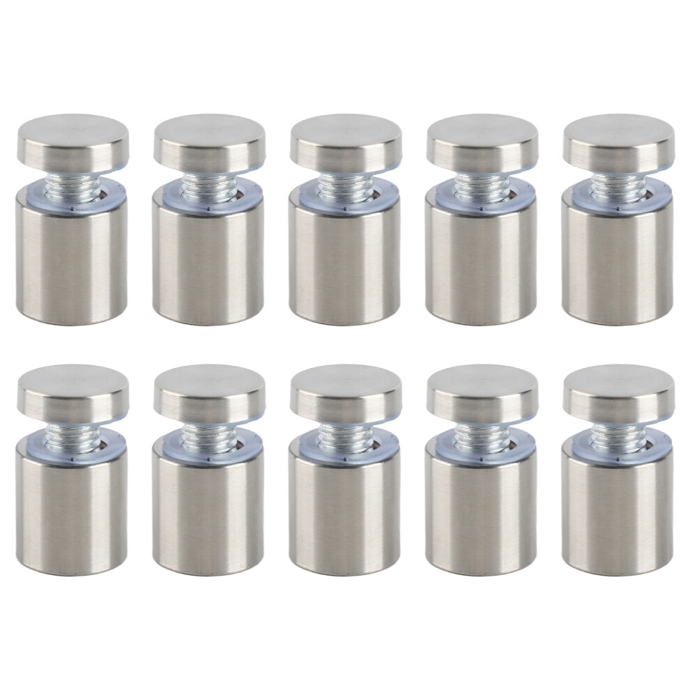 10Pcs Stainless Steel Wall Mount Advertising Nails, Rustproof, 19X25mm 8431372021706
