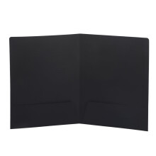 Polypropylenmapper, plastmapper med bred anvendelse og lommer til Letter-filer (A4-størrelse)