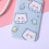 Αναδιπλούμενη θήκη ταυτότητας με συρόμενο ρολό με θέμα γάτας, αδιάβροχη θήκη για 3