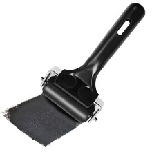 Professionel Brayer-rulle til håndværk og trykning, holdbart plastikhåndtag sikrer greb og kontrol, sømrulning og limfordeling.