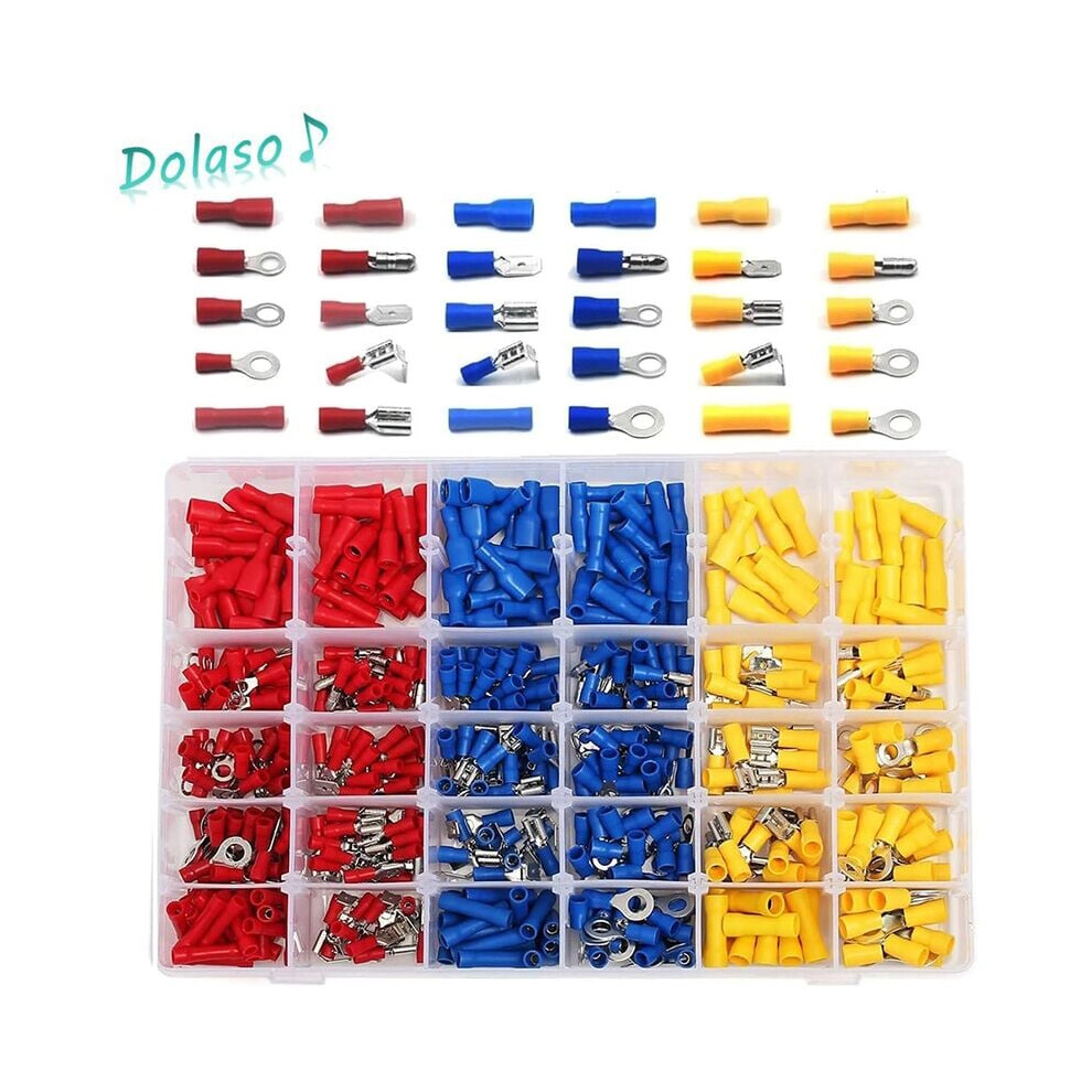 Electrician's Ultimate Kit, Brand New High Quality Solderless Crimp Bullet Plug Connectors, Durable, Comply Us European Standards, Industry Standard 9405630328448
