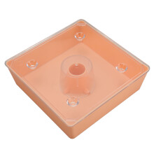 Acrylic Outdoor Hummingbird & Beehive Waterer Square Weatherproof 600ml