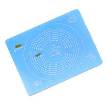 Antihaft-Silikon-Backmatte 50x40cm Backen & Ausrollen Matte Blau