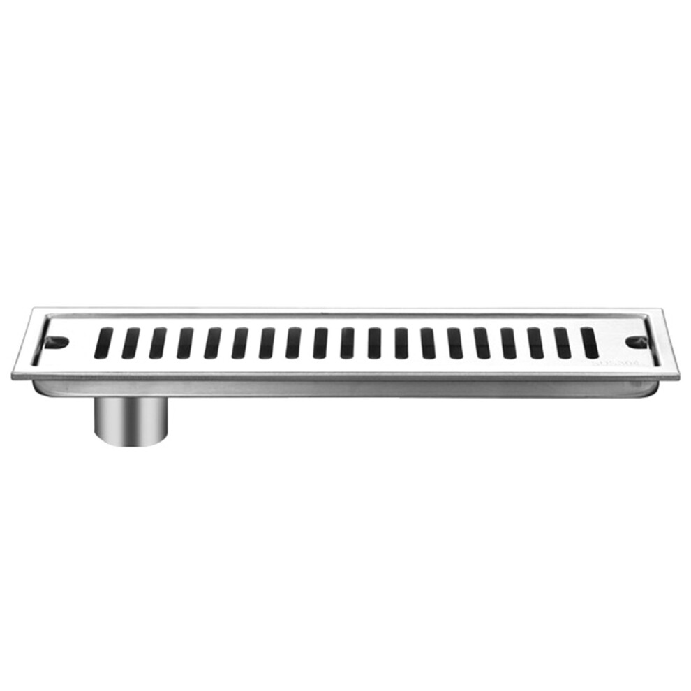 40Cm Long Stainless Steel Shower Drain Removable Floor Drain For Bathroom 8081380925352