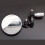 2pcs Folding Round Motorcycle Rearview Mirrors, 7/8in Handlebar, Black 1