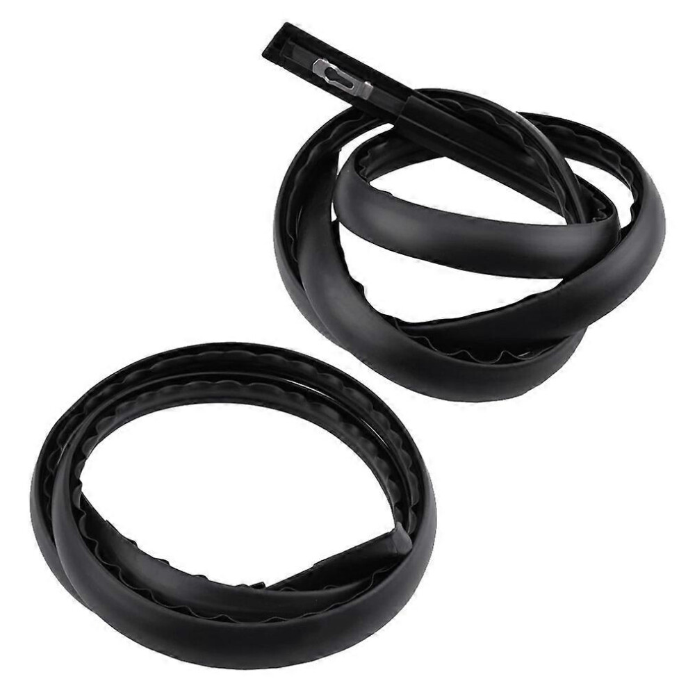 X Roof Trim Seals Made Of Rubber Compatible With Honda Civic 2012 2013 2014 2015 Black 8716109010919