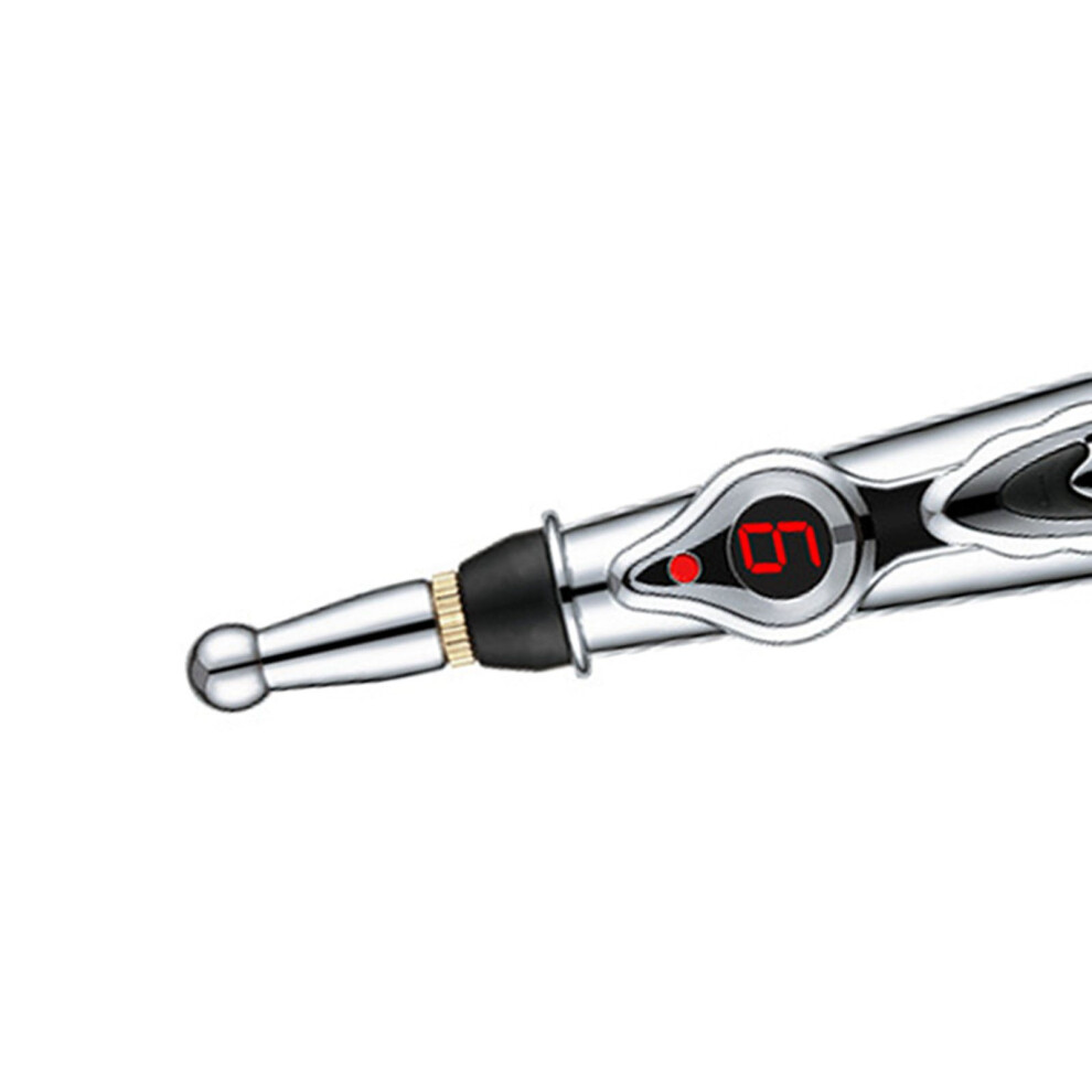 Electric Acupuncture Massage Pen, ABS, 18.3cm, Rechargeable