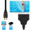 Dual HDMI Output Splitter Cable High Definition Multimedia Interface Splitter Compact Design Versatile Use Efficient Charging 5