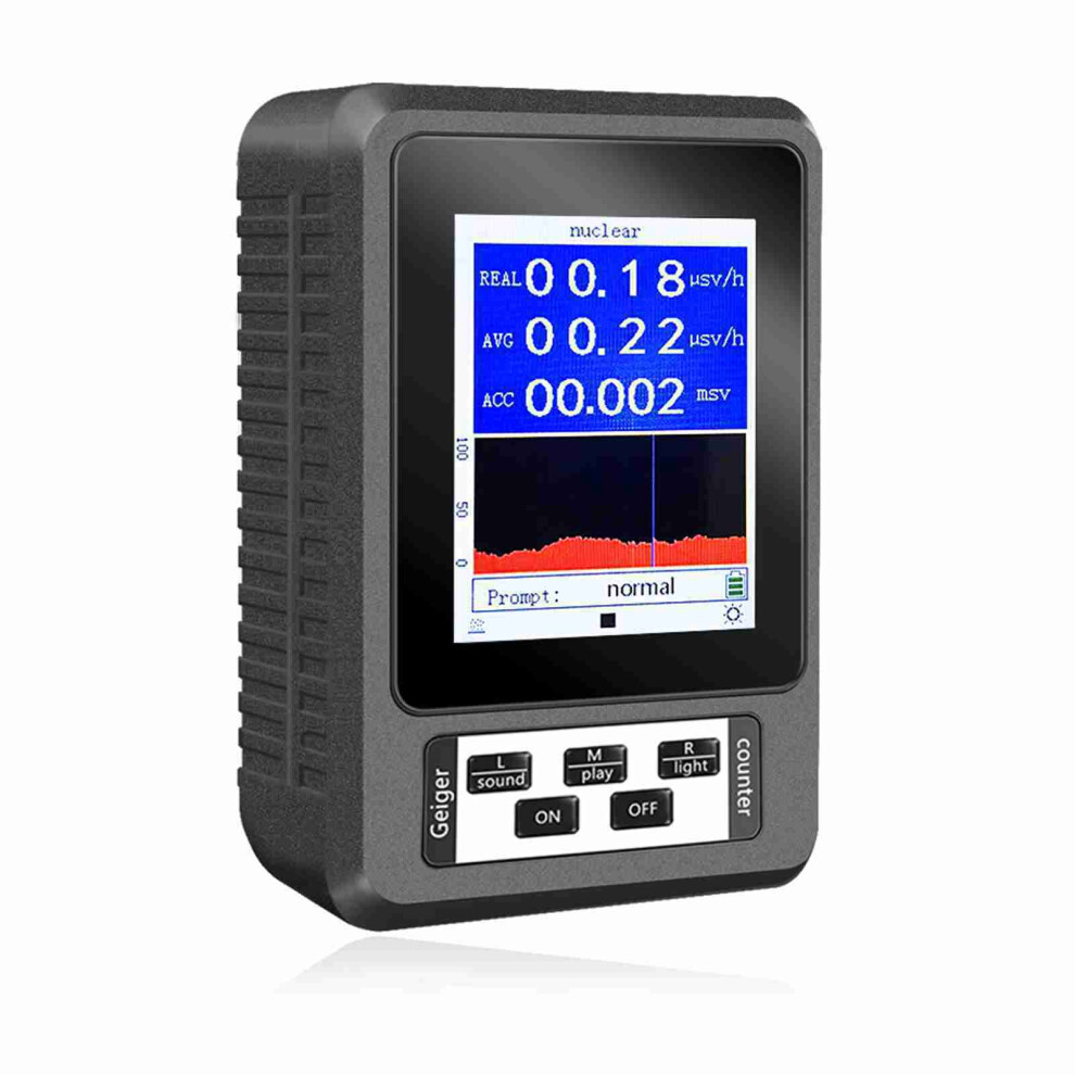 Nuclear Radiation Detector, Sensitive Geiger Counter, Lcd Display, Compact 105X70x30mm 6911380926627