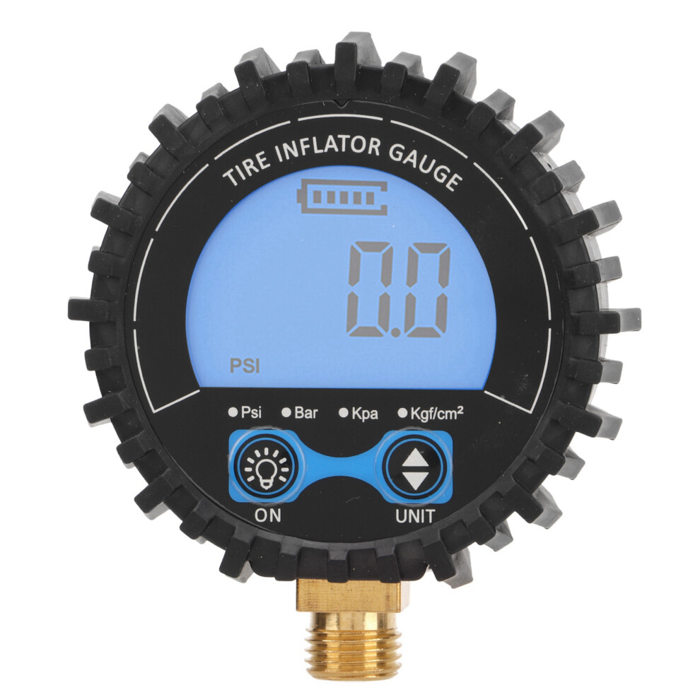 Accurate 3-200Psi Tire Pressure Gauge With Brass Body & Backlit Screen 4271372032593