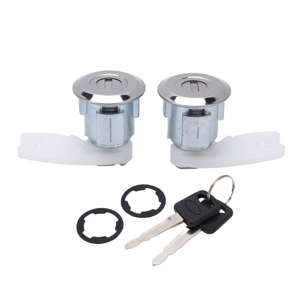 Door Lock Kit Dl54 Metal Front Cylinder Barrel Assembly For Ford E-150 3661372033064