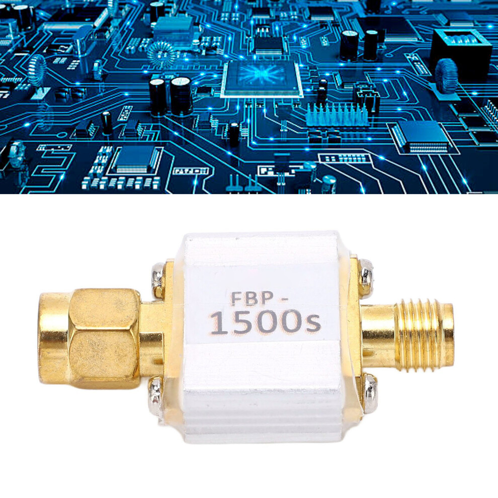 1500Mhz 50Î© Sma Bandpass Rf Filter, 20Mhz Bw, 3.5Db Loss 4661372034244