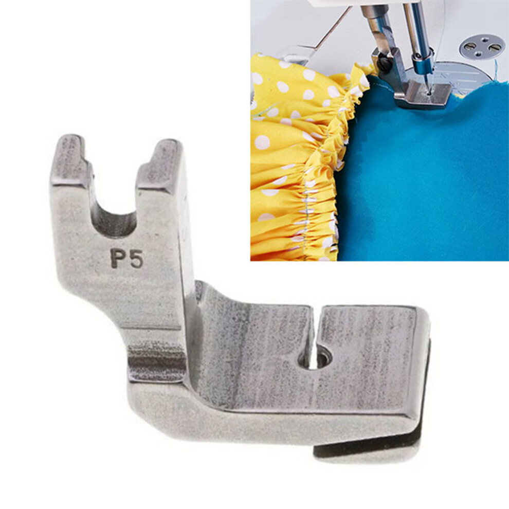 Sewing Machine P5 Presser Foot Stainless Steel For Wrinkled Shirring Pleating 3441372034939