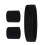 Set di fascia per testa e polso per uomo e donna, corsa, cotone nero, 70g 10