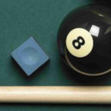 Pool Chalk Cubes 12 Pack in Blue for Billiards, 2.3cm