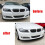 3-piece front bumper splitter lip diffuser spoiler protective cover compatible with 3 Series E90 E91 320i 330i 2009- 2