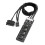 9-pin USB header splitter, USB 2.0 header splitter with SATA power cable, internal USB hub compatible with CPU/RG 1