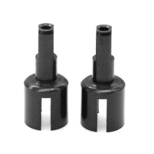 2pcs Steel Gearbox Joint Coupling Differential Coupling 300054477 compatible with Tamiya TT01 TT02 TT01D TT01E DF-02 M05 M06 1/10