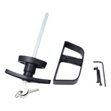 Handle Lock set with Stem & Key Outdoor Shed Lock Metal Door