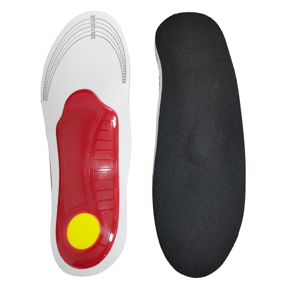 All Day Support Insoles with High Arch Design Shock Absorption Breathable Fabric and Energy Return Technology for Foot Pain Relief For Nightclubs
