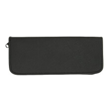 Bolsa para kit de cabeleireiro com fecho de zíper, estojo porta-tesouras, tamanho compacto, leve, portátil, em material PU, fácil de limpar,