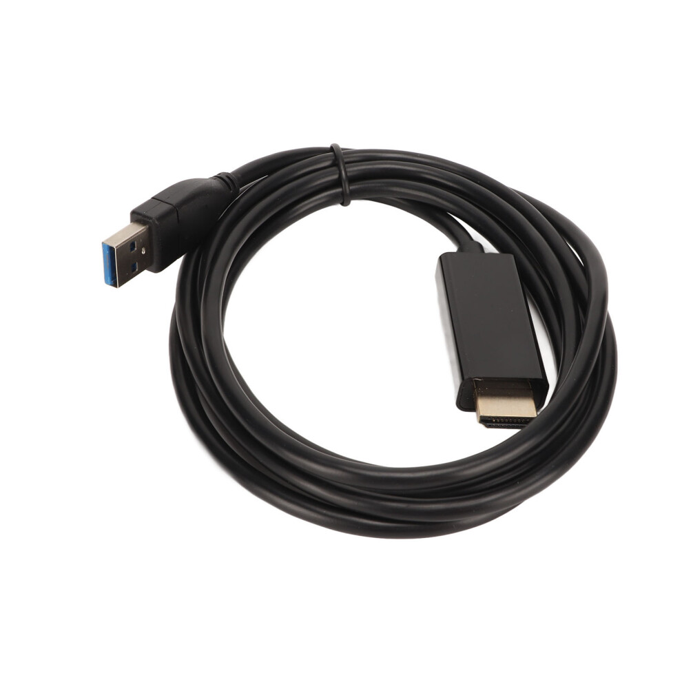 Usb 3.0 To Hd Multimedia Interface Adapter Cable - 5.9Ft 4K Black 7891372043343