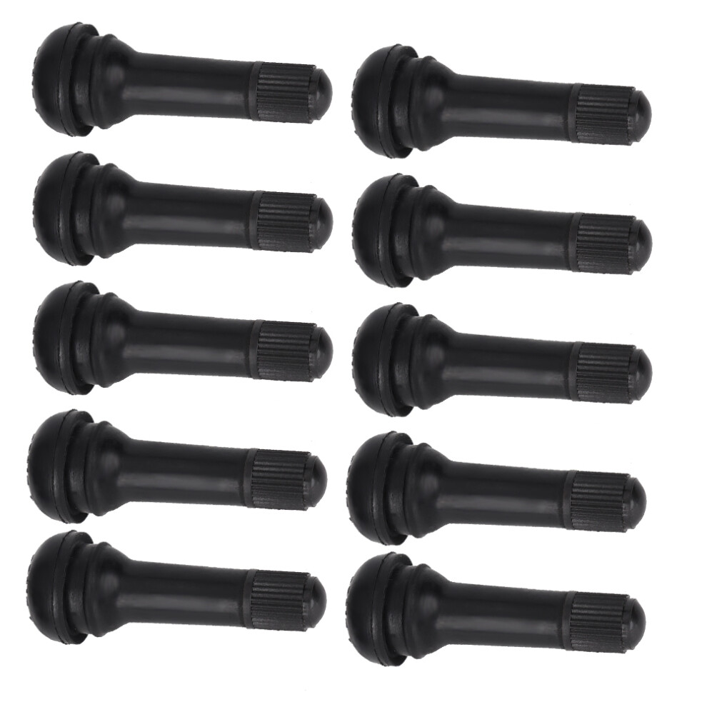 Snap-In Tire Valve Stems, High-Quality Epdm Rubber For Reliable Performance, Leak Tested, Universal Fit For Tubeless Rim Holes, Enhance Driving 9448196526958