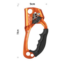 Rechte Hand Aufsteiger - Vielseitiges Outdoor-Kletterzubehör, 19x9cm Orange