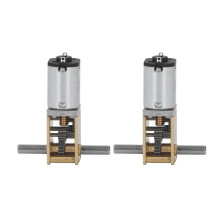 2 Stück Kupfer-DC-Getriebemotoren, geräuscharm, 6V, 190 U/min