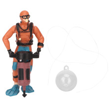 Ornament de scafandru pentru acvariu, rășină, decorare pentru acvariu, accesorii plutitoare pentru acvariu, ecologic, non-toxic, bile plutitoare,