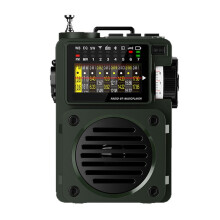 HRD-700 Full Band MW/FM/SW/WB Radio Draagbare Multimedia Muziekspeler Draagbare Ontvangst Signaal Ondersteuning TF