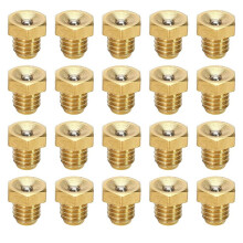 20pcs M6x1mm Metric Male Thread Flush Straight Grease Zerk Nipple Accessories for Machine Tool Accessories Lubrication