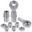 Heim Joints 2set Self-Lubricating Heim Joint Rod End Kit Right and Left Thread Suspension Steering Joints Steering 1