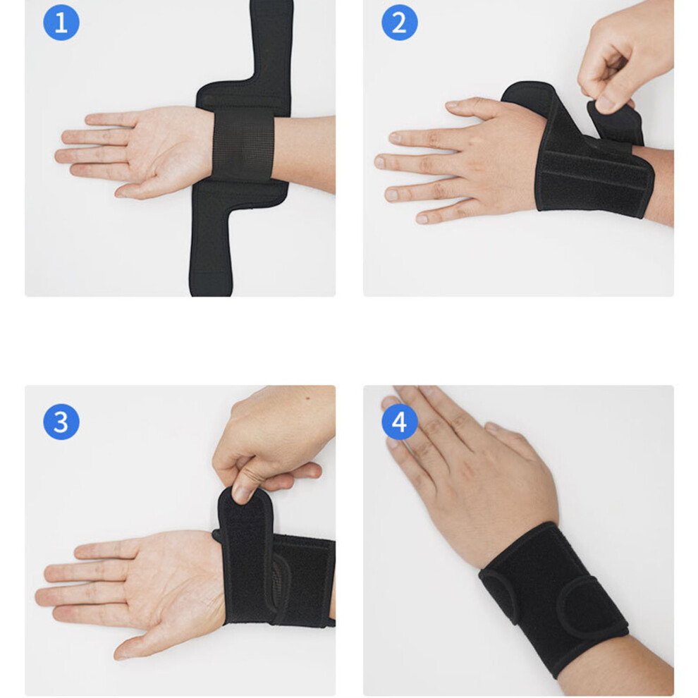 High Elasticity Double Support Wrist Compression Strap Breathable Prevent Sprains