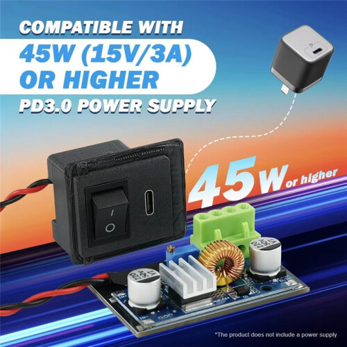 Replacement Type C PSU Mod for PS2 Power Board for PS2 Fat Console 5XXXX Power Supply Board 1