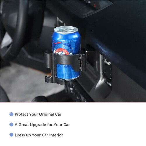 Multi-Function Drink Cup Phone Holder for  Bronco 2021-2024 Accessories, 2 in 1 Bolt- Stand Bracket Organizer 1