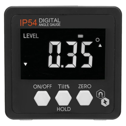 Digital Angle Gauge LCD Protractor Inclinometer Inclination Box 4x90 IP54 Digital Protractor Inclinometer