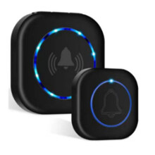 Wireless Doorbell 260M Remote Control with 4 Volume Levels Through the Wall Home Welcome Doorbell EU Plug