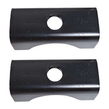 2Set Leaf Spring Performance 3inch Axle Perch Mount Brackets Compatible with for Trailer Truck
