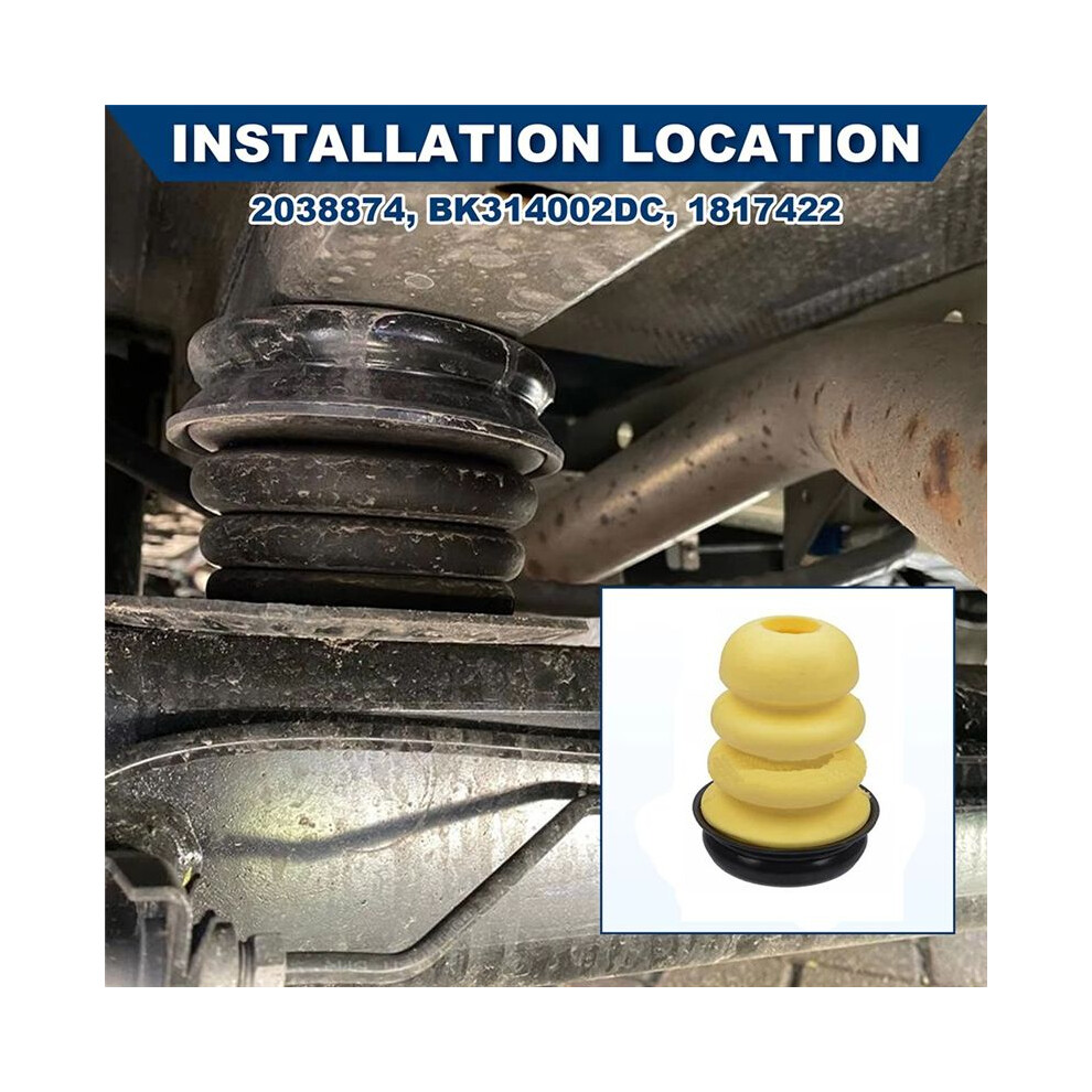 2Pcs Rear Axle Bump Stop Single Rear Wheel For Transit Custom Mk8 2014 250 To 310 Series Bk314002eb 6032783800236
