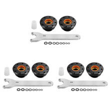 3X Automobile Front Hydraulic Steering Seal Rebuild Kit , HS5157, with Wrench