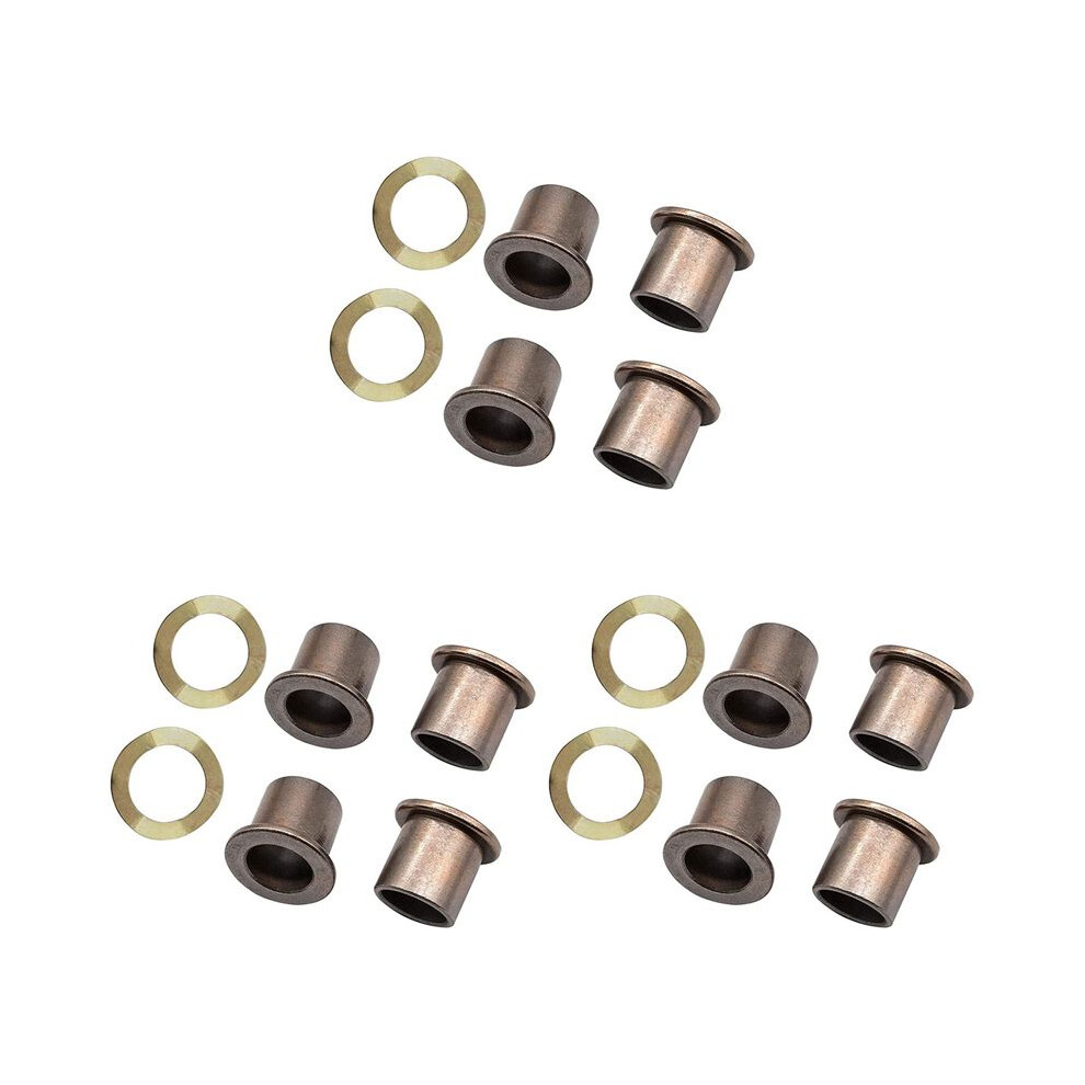 3Set Spindle Bushings Upper And Lower Bushings King Pin Wave Washer, For Club Car Precedent Carts 102288201 Bronze 6031431216504