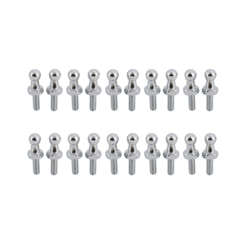 20Pcs 10Mm Stud Bolt M6 For Gas Strut Struts Ended Bolt Bonnet Std 001 6034078062343