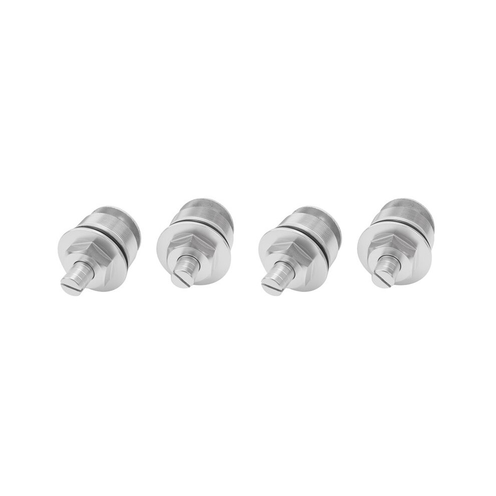 2X, 41Mm Motorcycle Front Screw Fork Cover Cap Preload Adjusters Bolts For Cb400(Silver) Silver 6031527389068