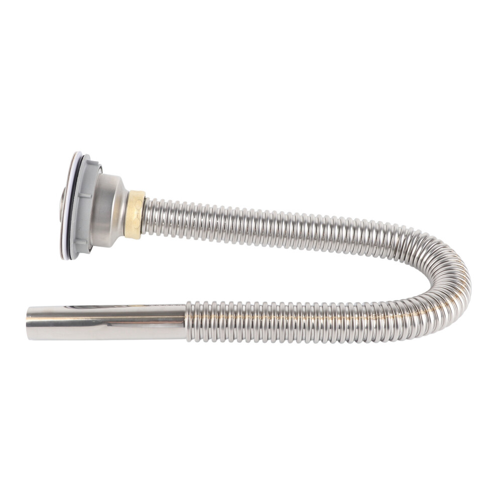 Stainless Steel Kitchen Sink Drain Pipe 45Mm Diameter With Cover & Deodorant Ring 8751372047392