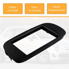2-Din-Autoradio-Blende für  500 2007-2015, DVD-Stereo-Panel, Armaturenbrett, Umbau-Einbaurahmen