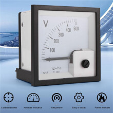 72-L6 Voltmeter 500 V Zeigertyp Spannungsmesser Mechanischer Header Zeigermesser Generatorsatzteil