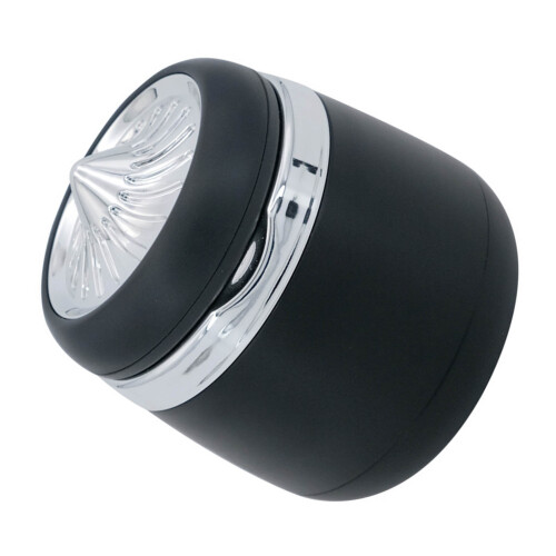 Mini-Keramik-Autoascher mit LED-Licht, Silber, N18A
