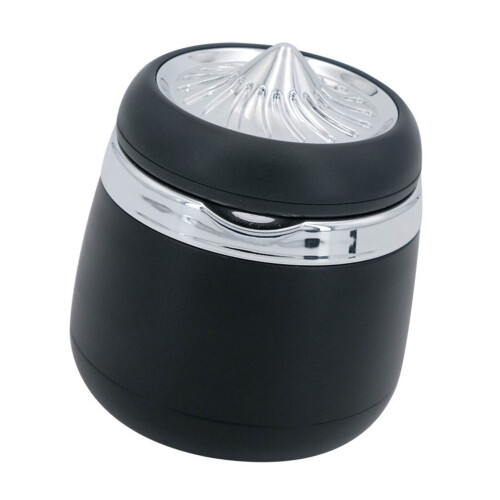 Mini-Keramik-Autoascher mit LED-Licht, Silber, N18A 2