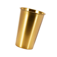 Portable Teas Coffees Milk Beer Mug Drinking Tumblers-gold